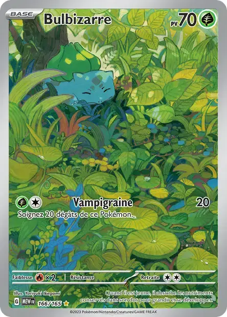 Carte Bulbizarre 166/165