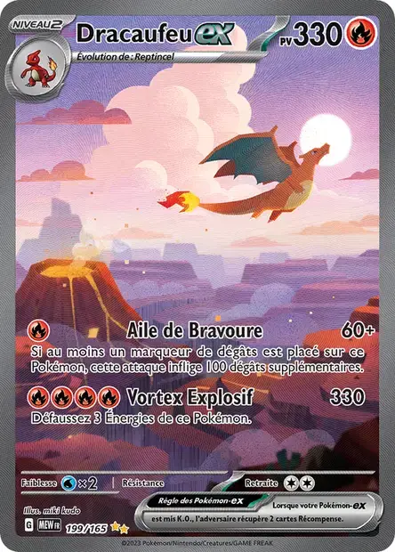 Carte Dracaufeu ex 199/165