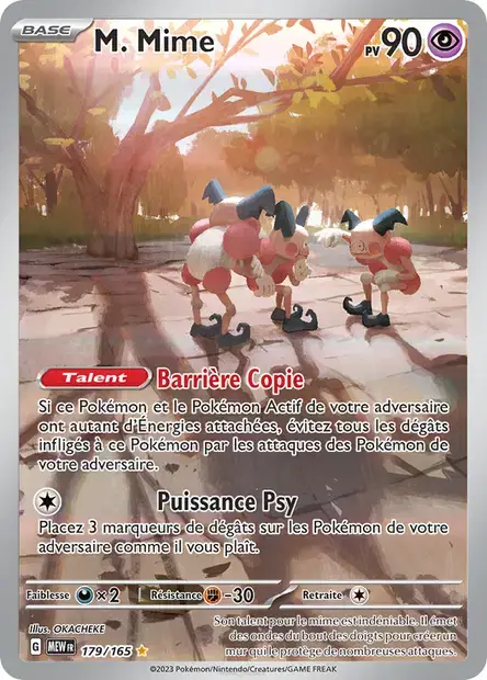 Carte M. Mime 179/165
