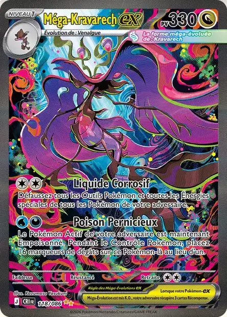 Carte Méga-Kravarech ex 118/086