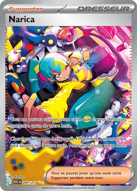 Carte Narica 291/217